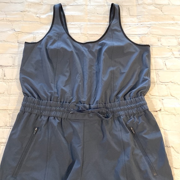 Athleta Unbound Jumpsuit Blue jogger medium - Picture 3 of 16